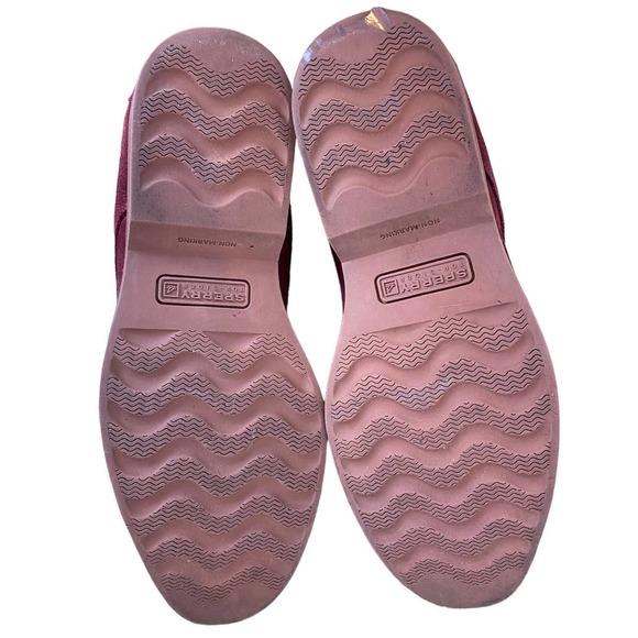 Mens Burgundy Suede Sperry Chukka Boots Size 10 - Picture 4 of 8